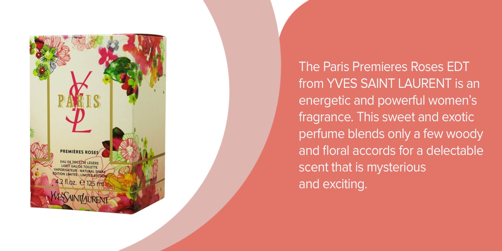 YSL Premieres Roses 2013 Anniversary Edition Eau outlet De Toilette 4.2 Oz