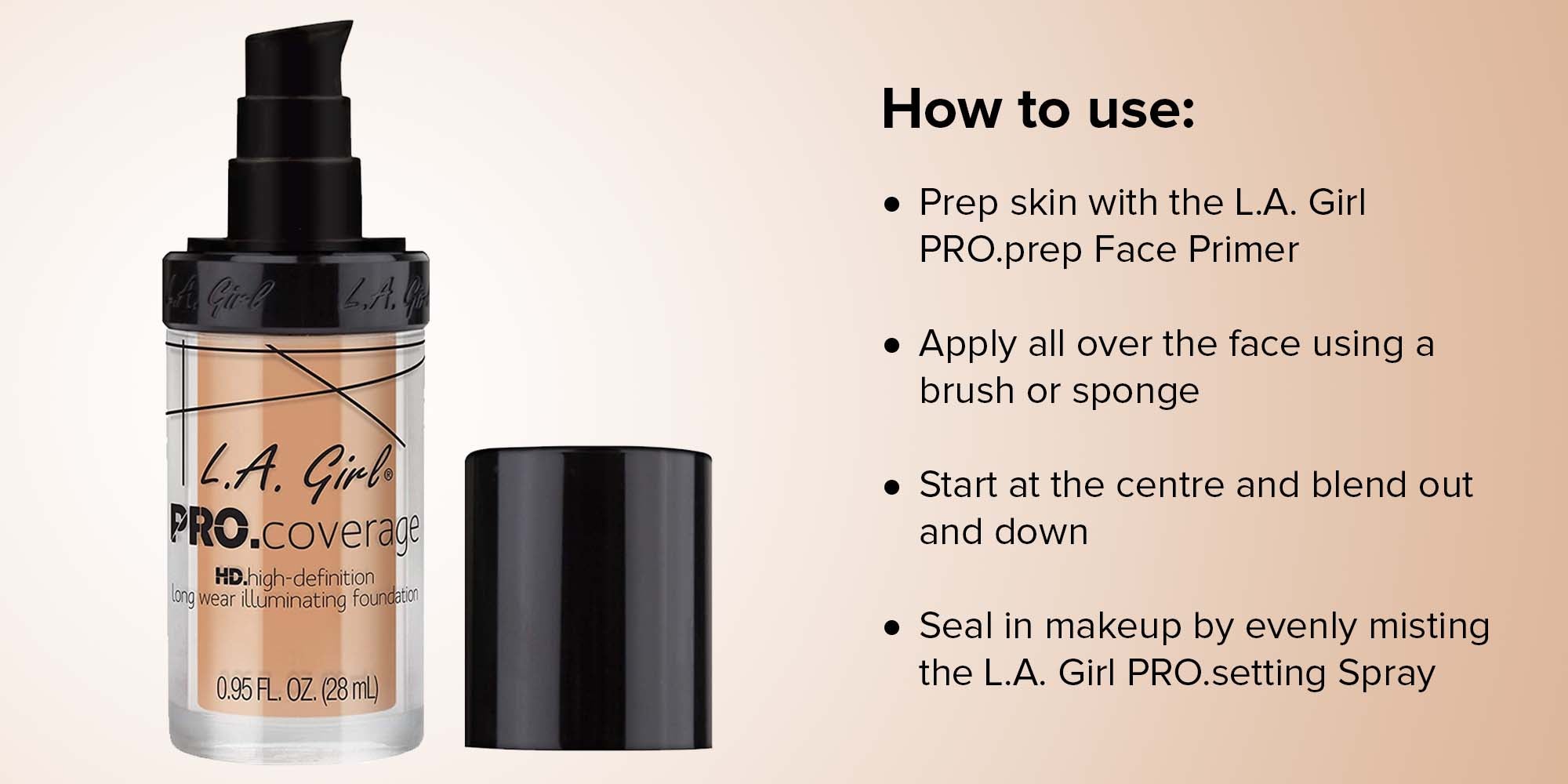 L.A. Girl PRO.coverage HD High-Definition Long Wear Illuminating