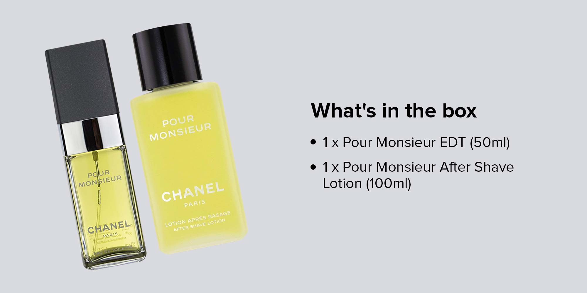 CHANEL Chanel Bundle Offer of Pour Monsieur EDT 50 ML+ After Shave ML Pour Monsieur EDT Ml, After Shave Lotion 100ml KSA | Riyadh,