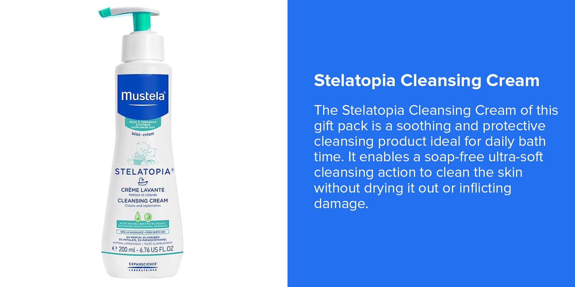 Mustela stelatopia creme store lavante cleansing cream