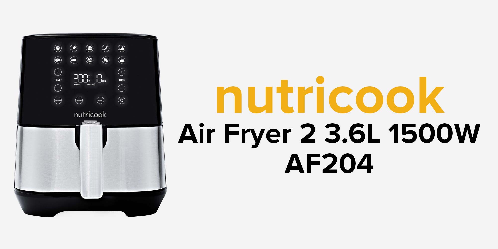 Buy Nutricook Air Fryer 2, NC-AF205K (5.5 L) Online in Dubai & the UAE