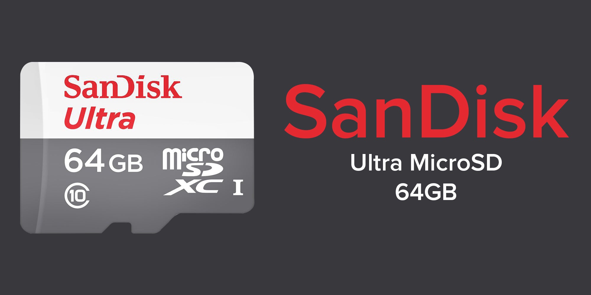 Sandisk Ultra 64GB 120MB/s UHS-I Class 10 Micro SDXC Card SDSQUNR-064G ...