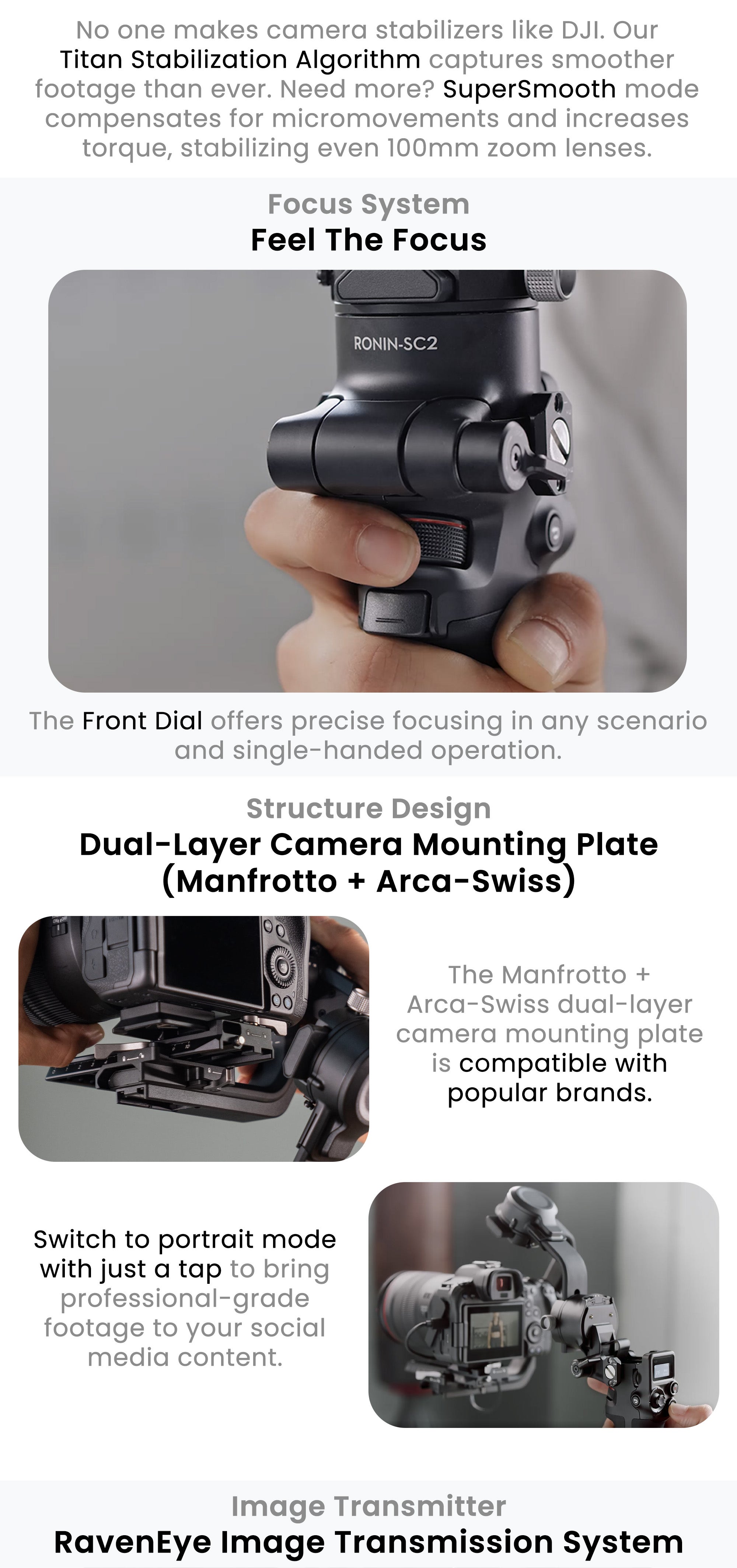 dji Ronin RSC 2 Pro Combo Single-Handed Stabilizer For Mirrorless ...