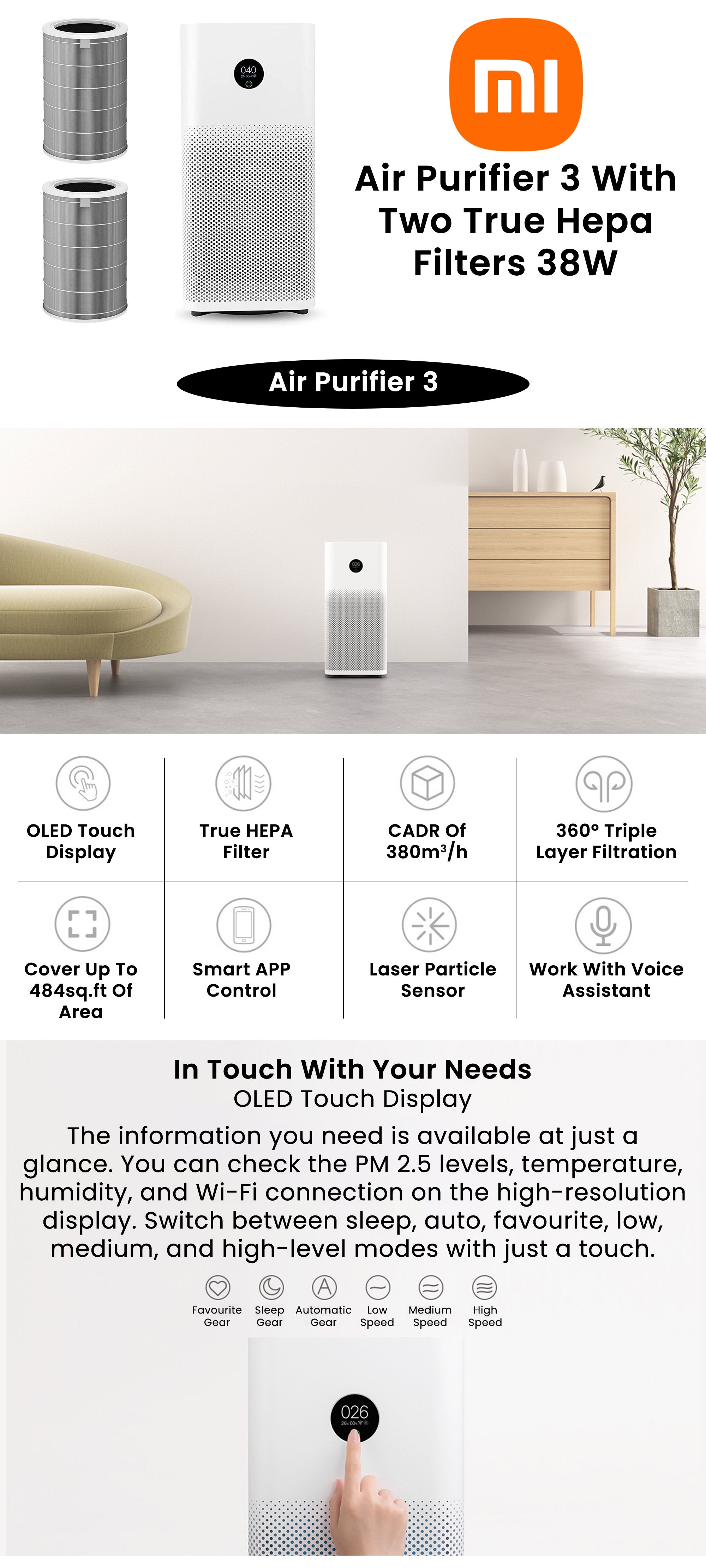 Xiaomi mi air purifier deals 3 review