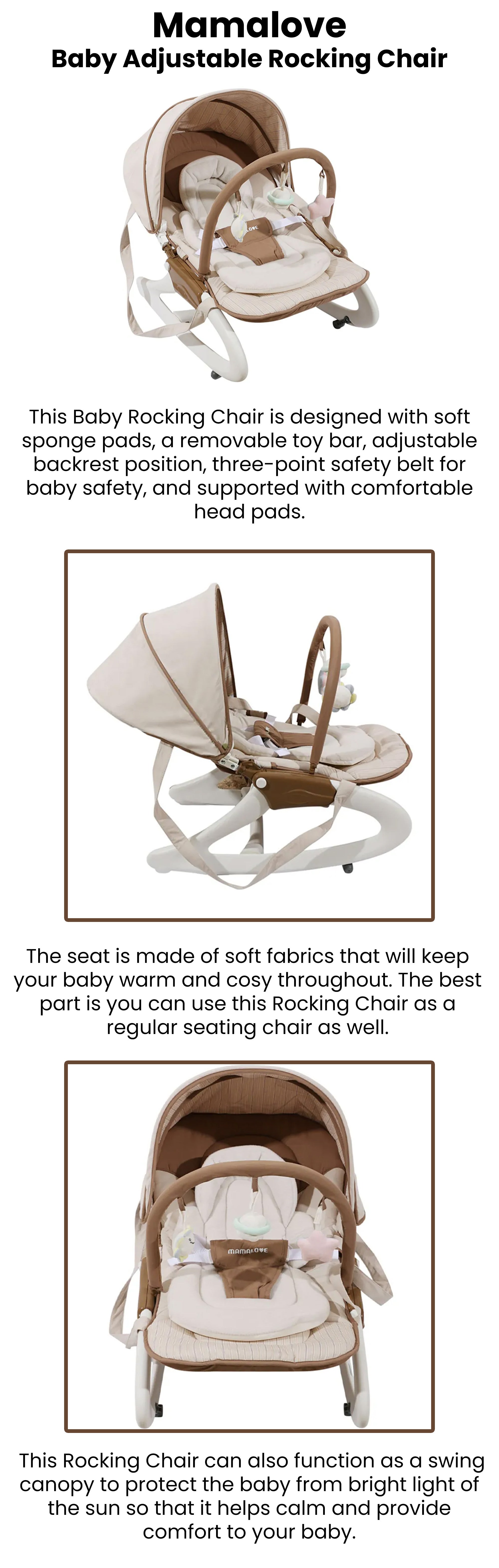 Baby safety rocking discount chair