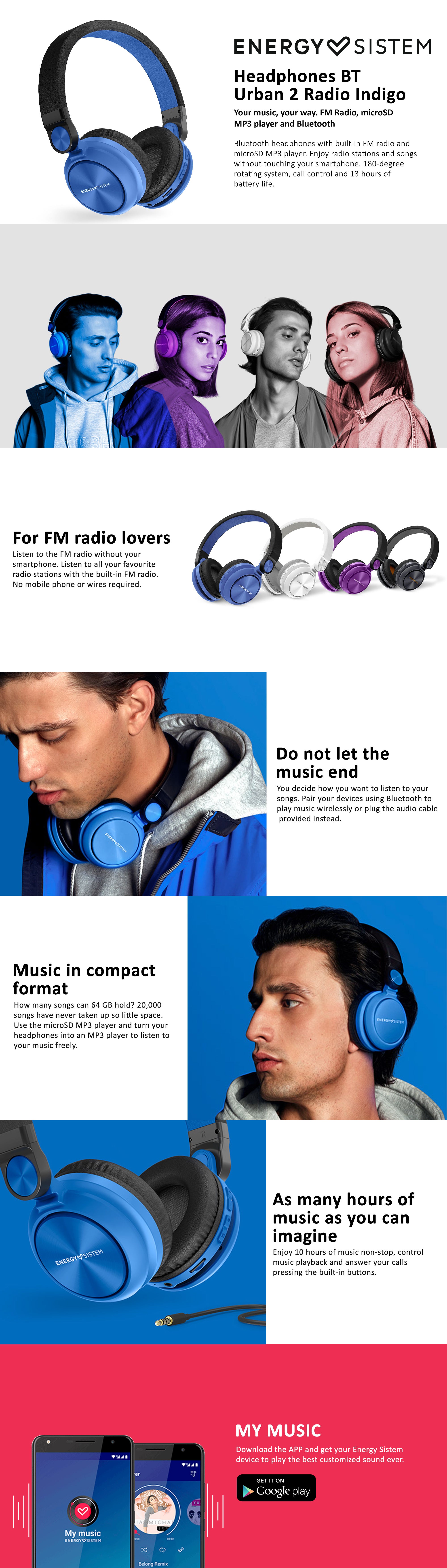 Headphones bt discount urban 2 radio