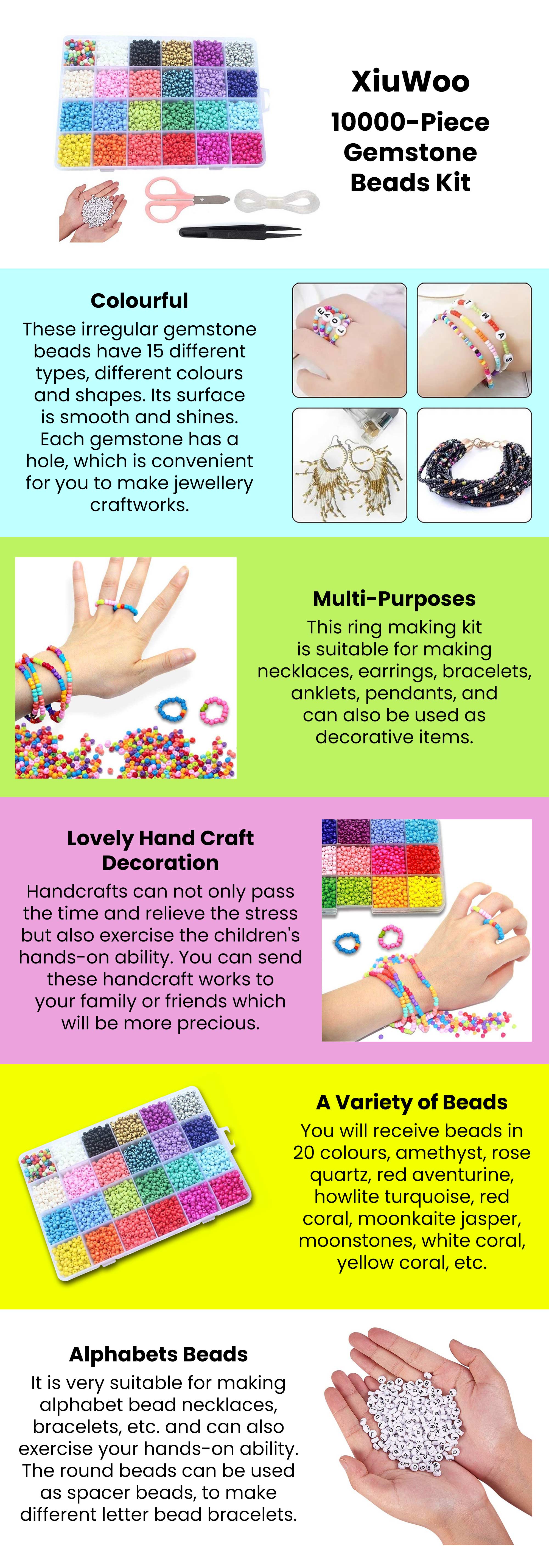 Kids Toys Surprise Secret Message Jewelry DIY Jewelry Making Craft Kit  Great Bead Kit For Parties Sleepover & Weekend Activity Make Bracelets With Alphabet  Beads For Kids Age 5 6 7 8 - Walmart.com