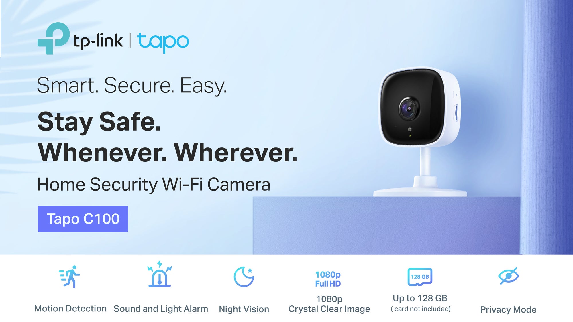 Cámara de seguridad TP-Link Tapo C100 Security Wi-Fi