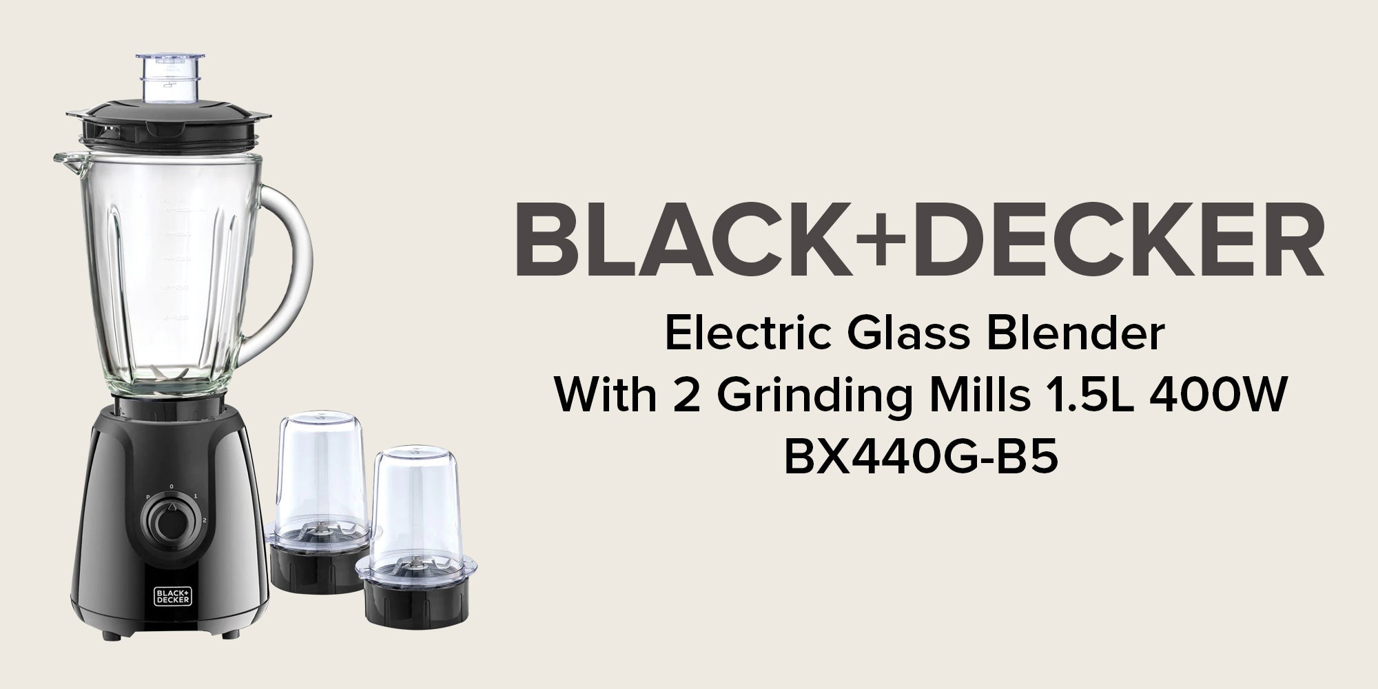 Black+Decker BX440G-B5 | Glass Blender