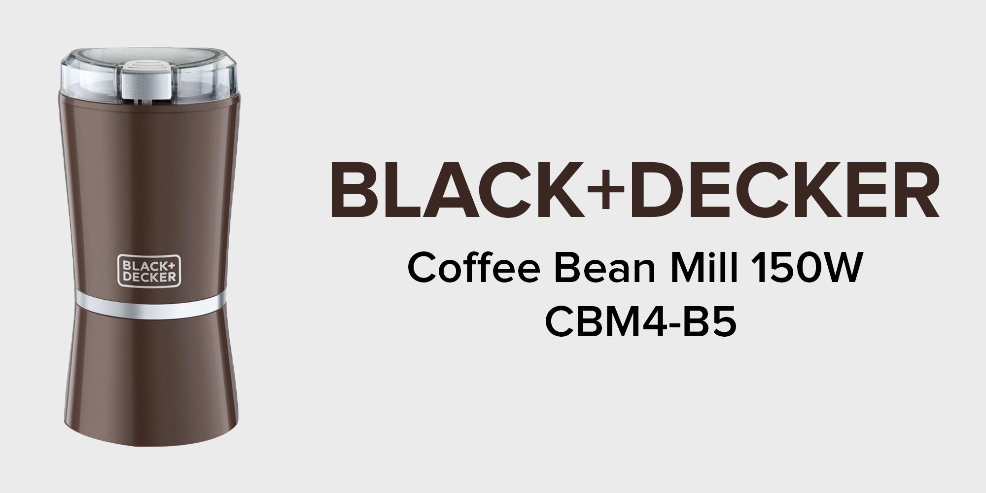 Buy Black+Decker Coffee Grinder, CBM4-B5 (60 g, 150 W) Online in