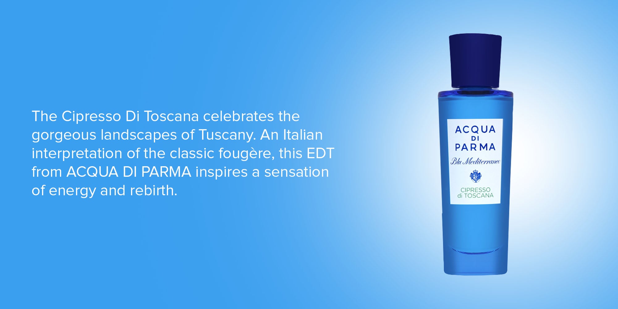 Blu Mediterraneo Cipresso Di Toscana by Acqua Di Parma Eau De