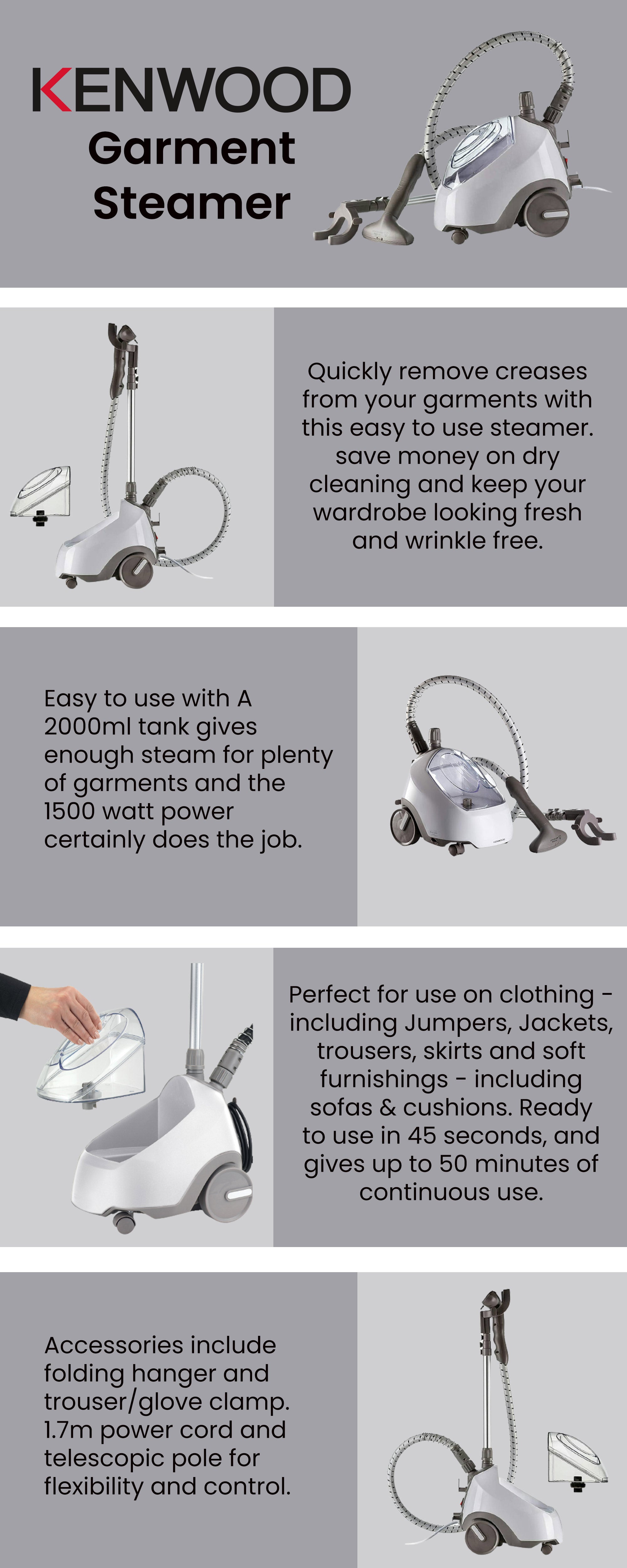kenwood garment steamer gsp65