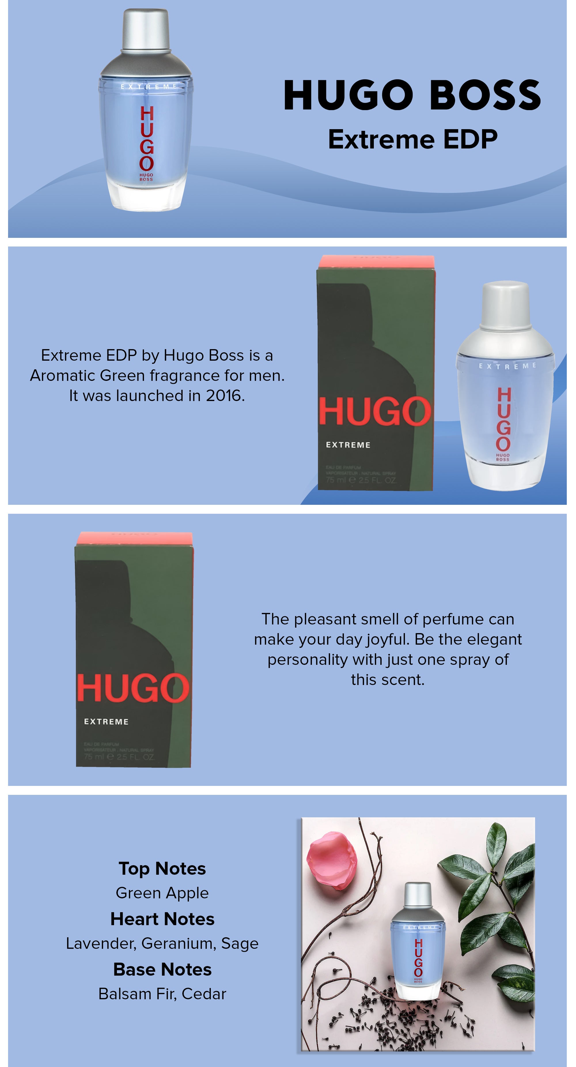 Hugo Woman Extreme By hugo boss EDP 75ml For Women – Fragrances UAE