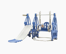 Gym sets, swings & playhouse