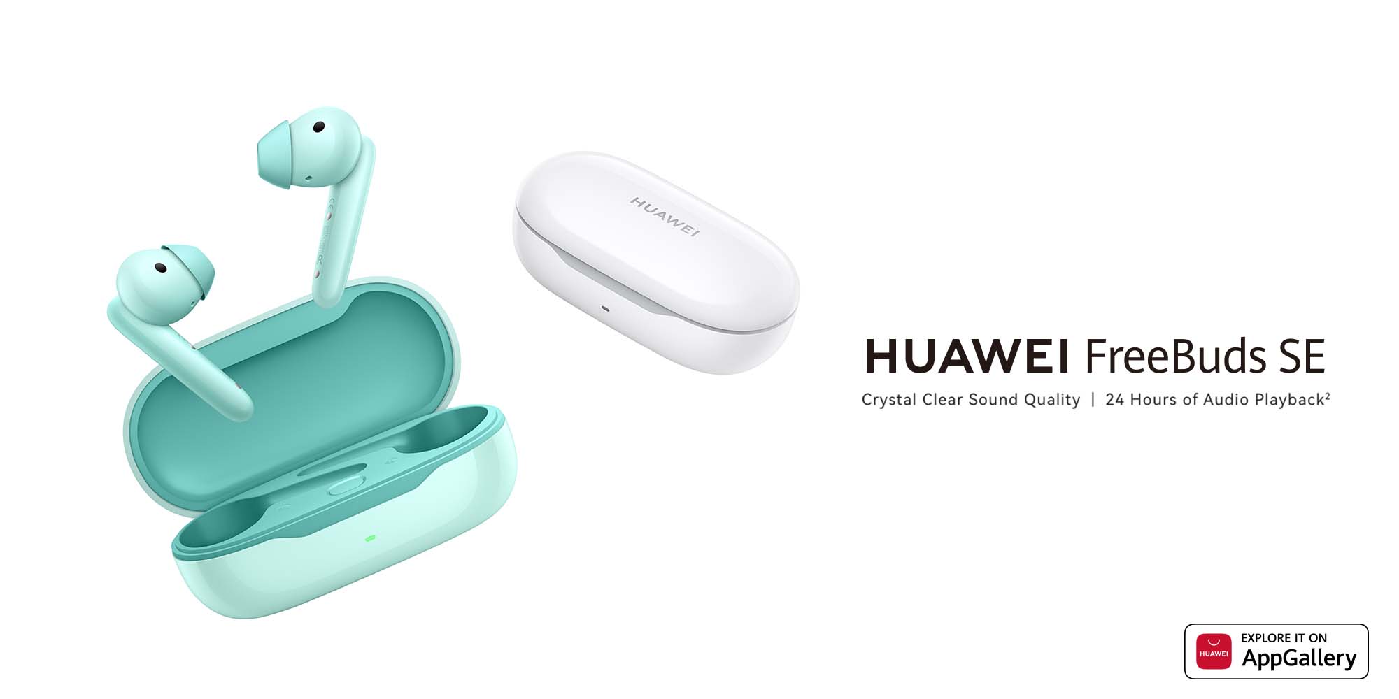 Buy Huawei FreeBuds SE TWS In Ear Earbuds With Charging Case White Online -  Shop Smartphones, Tablets & Wearables on Carrefour UAE
