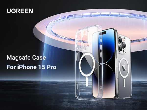 Ugreen MagSafe Charging iPhone 15 Magnetic Protective Anti-collision Phone  Case for iPhone 15