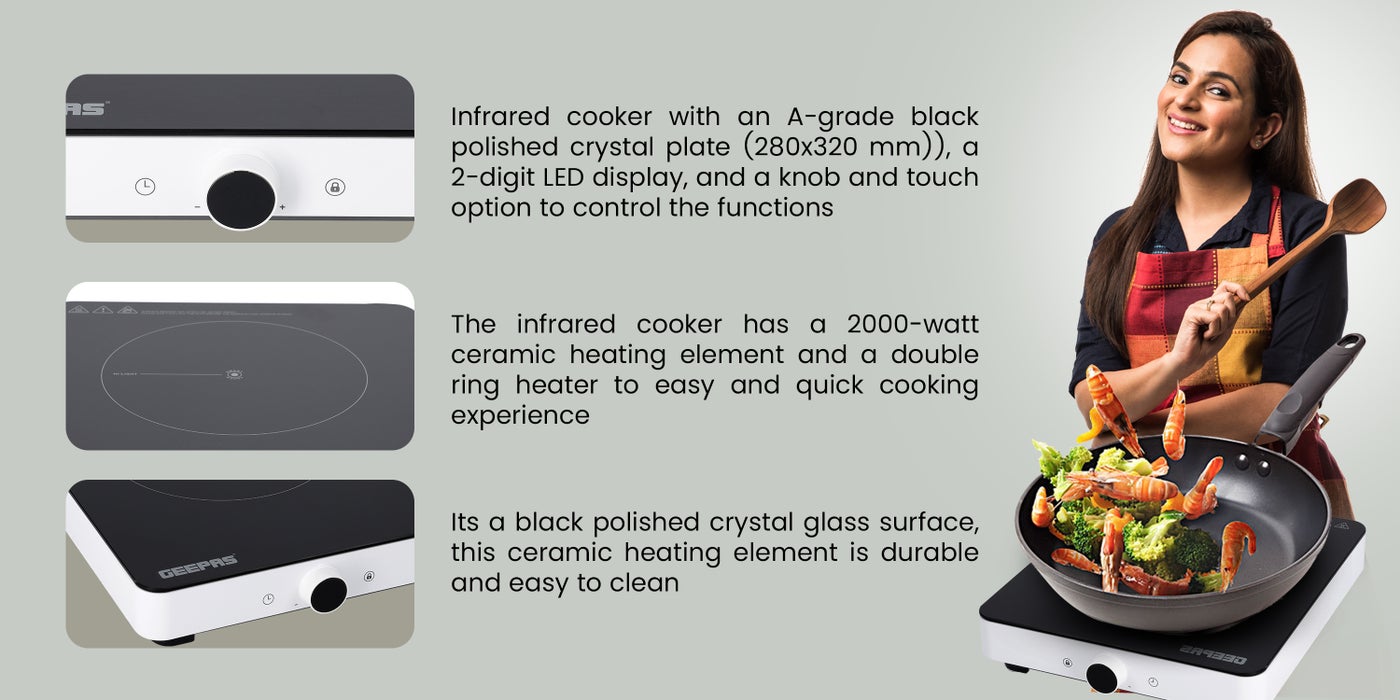 تسوق جيباس وInfrared Cooker Overheat Protection, Ceramic Heating