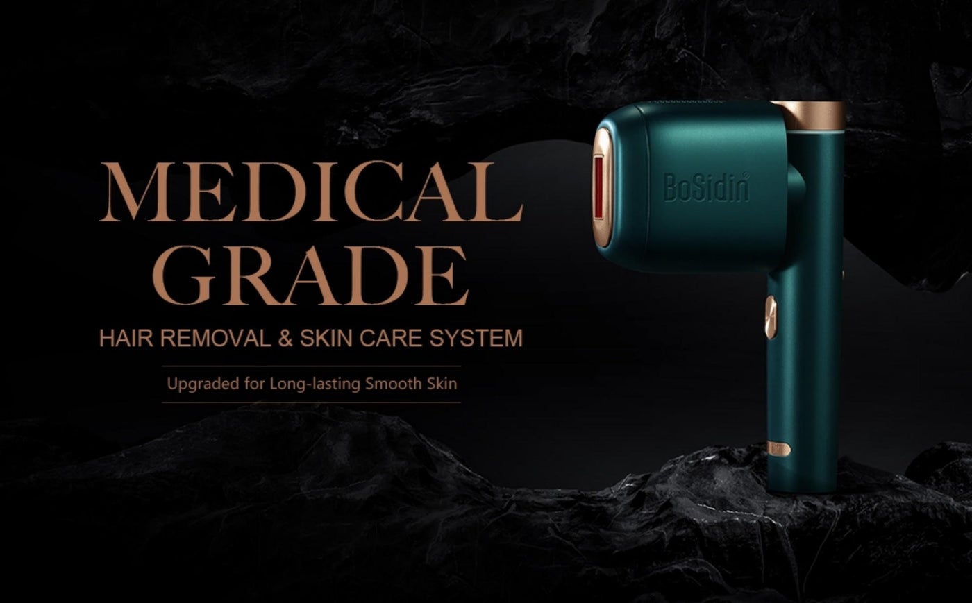 Bosidin Laser Hair Removal IPL Permanent Home Hair Removal Device for