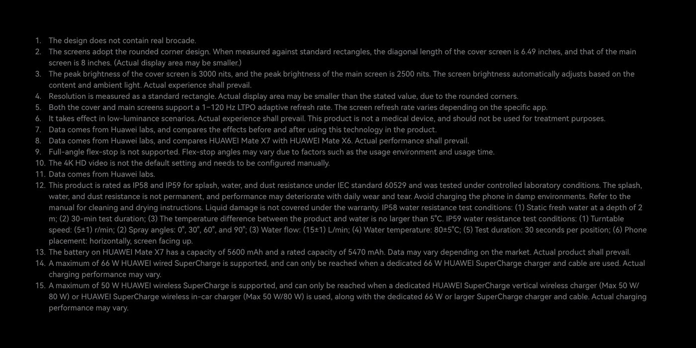 Huawei Mate X7 Dual SIM 512GB, 16GB RAM Phone (Global Version) 19