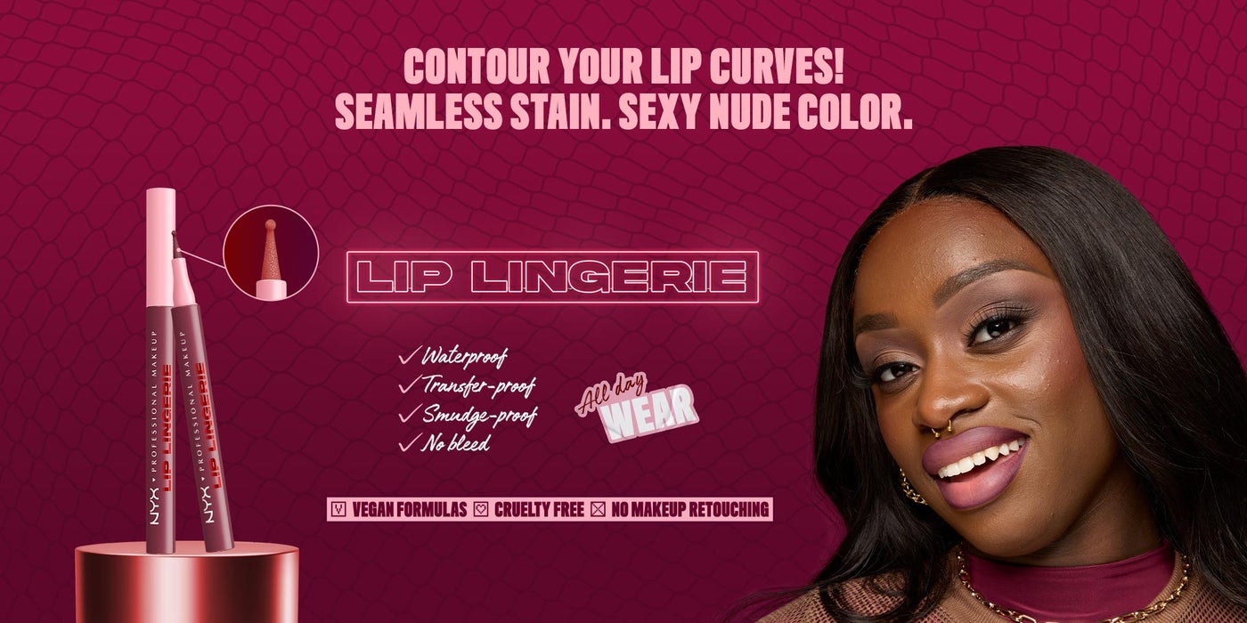 アンディさん専用）La chic baton ノースリーブリネンOPココア色 NYX PROFESSIONAL MAKEUP Lip Lingerie Lip Liner Stain, Seamless All