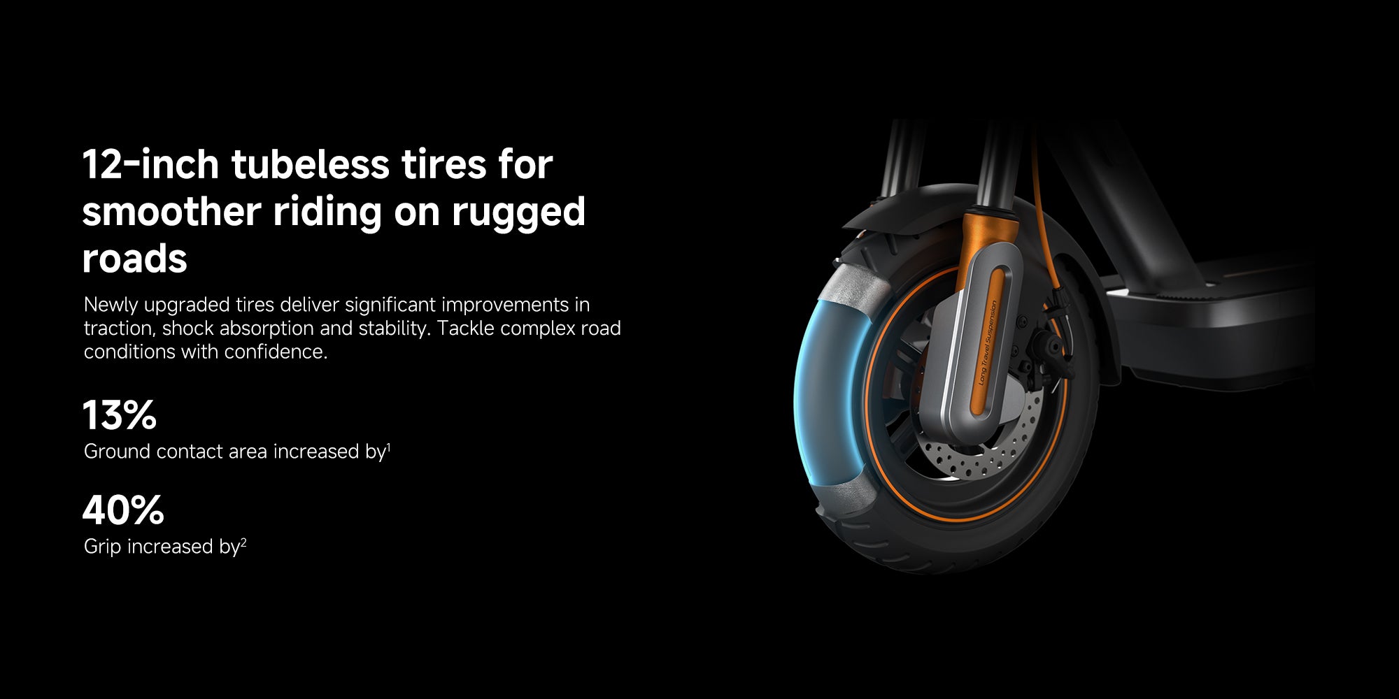 Xiaomi Electric Scooter 6 Max GL, 70km Long Range, 1100W Peak Power, 12-Inch Tubeless Tires, Front & Rear suspension, Dual Disc Brakes, Apple Find My, Foldable Scooter for Adults, Road Legal 2
