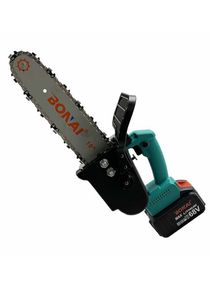 Mini Chainsaw 10" (about 25 cm) Guide Bar with Oil System and 68V High Power capacity with 2 Batteries Lightweight Cordless Portable for Home Use Cutting Branches and Wood Yard Lawn and Garden 