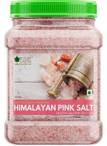 Bliss of Earth 1KG Pure Himalayan Pink Salt Non Iodised for Weight Loss & Healthy Cooking, Natural Substitute of White Salt 
