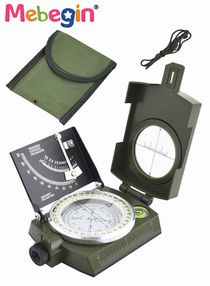Multifunctional Outdoor Luminous Compass with Scale Level Meter Vertical Dial Slope Meter 