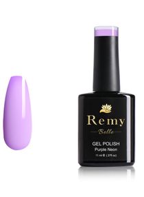 Gel Polish 11ml, Purple Neon, Long Lasting, Chip Resistant (Requires Drying Under UV LED Lamp) 
