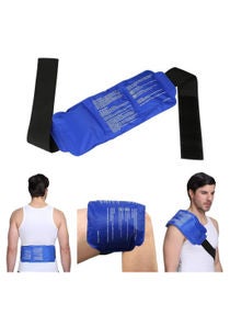 Instakart Back Ice Gel Pack,Reusable Gel Ice Pack with Strap Hot Cold Therapy for Back, Knee, Waist, Arm, Elbow, Shoulder, Ankle, Hip - Portable, Soft &... 