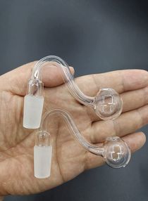 2 Pack Clear Glass Connecting Adapter 14mm 