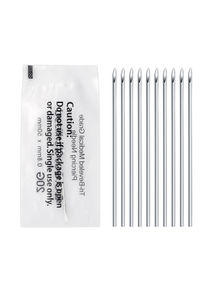 100Pcs Disposable Piercing Needle Stainless Steel Sterile Body Piercing Needles Tat too Accessories Ear Nose Piercing Needles 12/14/16/18/20G 