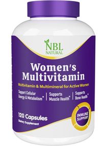 Women's Multivitamin and Multimineral for Active Women 120 Capsules 