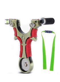 Outdoor Strong Zinc Alloy Slingshot With Laser Infrared 