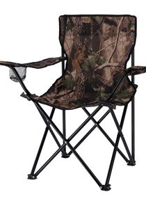 Royalford Camping Chair With Carrying Bag Foldable - Compact Foldable, Heavy Duty Frame | Cup Holder, Storage Pocket | Shoulder Travel Bag, Outdoor, Festival, Beach | 265 lbs Capacity 