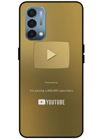 Protective Case Cover For OnePlus Nord N200 5G Smart Series Printed Protective Case Cover for OnePlus Nord N200 5G Gold YouTube Creator Awards 