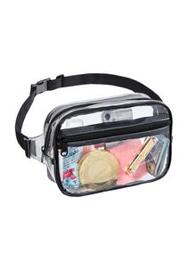 Clear Pack For Women Men, Stadium Approved Waist With Adjustable Strap Fashion Waterproof Belt Bag Festival Games And Concerts Travel 