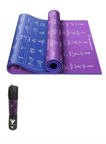 Non Slip Thick Exercise Yoga Mat With Mesh Carry Bag 