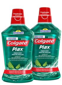 Colgate Plax Fresh Mint Mouthwash, 500 ml (Pack of 2) 