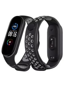 Replacement Strap for Xiaomi mi band 6 Strap /mi band 5 Silicone Watch Band Air-Hole Breathable Wristbands 