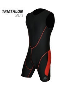 Men Triathlon Tri Suit Compression Running Swimming Cycling Skin Tight Padded 