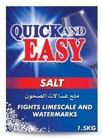 Quick and Easy Dishwasher Salt 1.5KG 