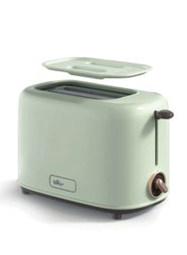 Bear 2 Slice Automatic Electric Bread Toaster Warmer 650w Stainless Steel Breakfast Machine Toast Bread Maker with Dust Cover and Crumb Tray 