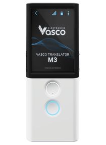 Vasco Translator M3 Portable Two-Way Language Interpreter Arctic White 