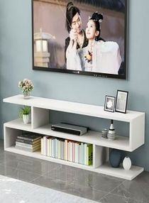 Modern TV and Coffee Table Living Room Home Furniture White 