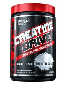 Creatine Drive Pure Creatine Monohydrate 300g, Unflavored 