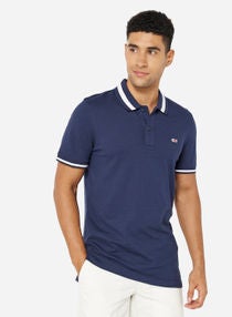 Logo Tipped Slim Fit Polo 