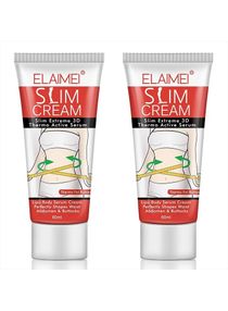 Hot Cream 2 Pack, Extreme Cellulite Slimming & Firming Cream, Body Fat Burning Massage Gel, Slim Cream for Shaping Waist, Abdomen and Buttocks 