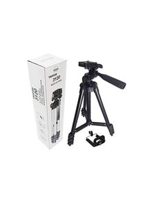 Tripod Stand 55" Extendable Mini Cell Phone Tripod with Portable Pouch Bluetooth Remote Shutter and Phone Mount for iPhone/Android Phone/Gopros/DSLR Cameras（3120） 