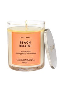 Peach Bellini Signature Single Wick Candle 